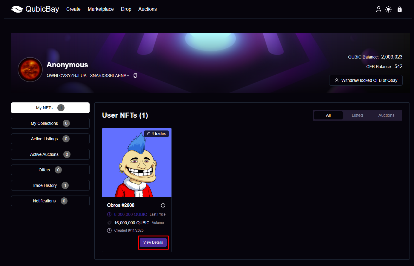Collection Confirmation